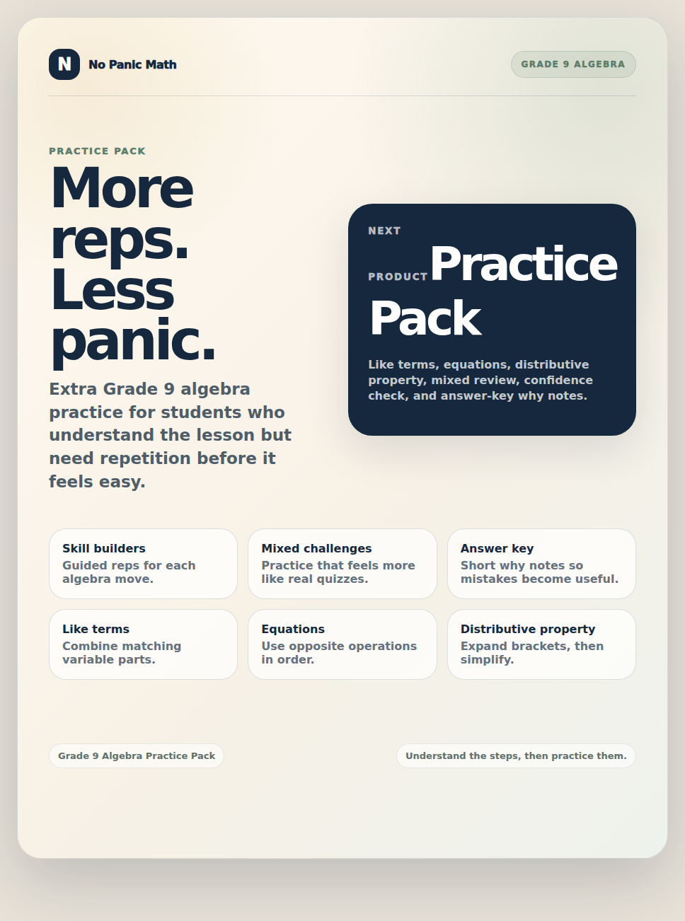 Practice Pack cover